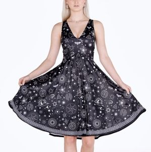 Blackmilk Put a Spell on you marilyn midi XL
